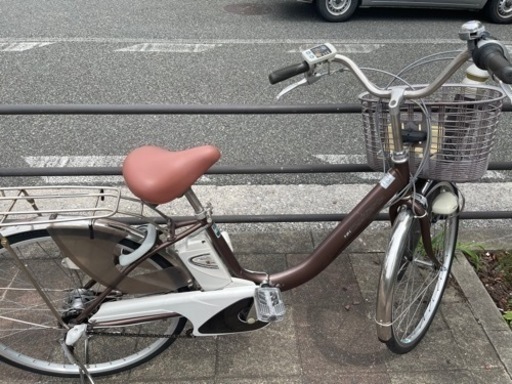 パナソニック ビビ NX 電動自転車 アルミフレーム アシスト 3段 26インチ PANASONIC VIVI 中古