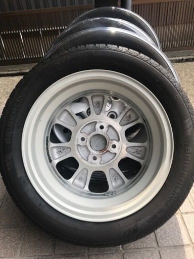 スズキ純正パレット14インチアルミタイヤセット　他車種使用可能