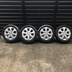 スズキ純正パレット14インチアルミタイヤセット　他車種使用可能