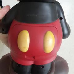 レトロミッキー時計二個ぬいぐるみの画像