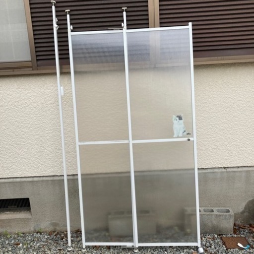 猫脱走防止パーテーション♡フルアクリル開閉型♡