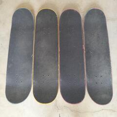 中古　スケートボード　デッキ　4枚セットの画像