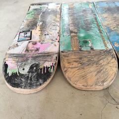 中古　スケートボード　デッキ　4枚セットの画像