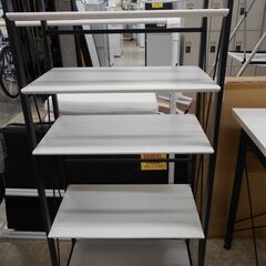 デスク3点セット ワゴン・シェルフ付き