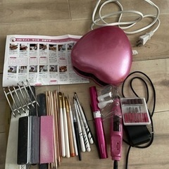 LEDジェルネイル、電動ネイルマシンセットの画像