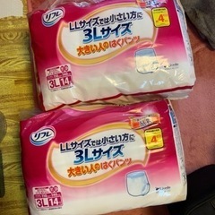 終了　3Lパンツタイプの大人用おむつ