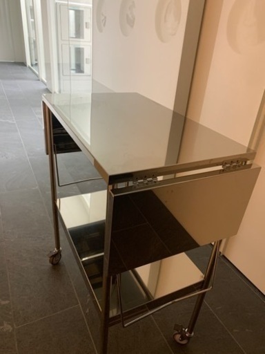 ナビス　ステンレスワゴン　両面板付き