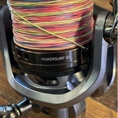 ダイワ　タマンモンスター　8号　パワーサーフ　6000QD SLPワークスハンドルノブ　スノーピークキーパーの画像