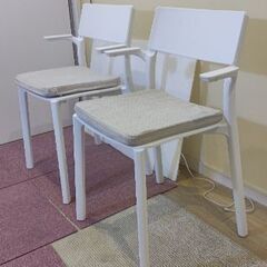 おしゃれなダイニングチェアー 2脚セットの画像