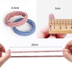 【新品 大容量】38本 とても丈夫なヘアゴム 髪ゴム 結び目なし 【4デザイン】の画像