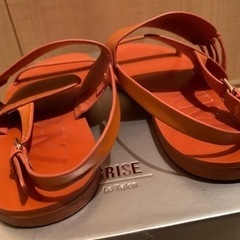 #ZARA#サンダル#フラットレザーサンダル#美品の画像