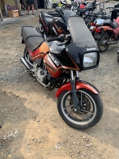 スズキ　GS250FW 社外書有フレーム　鍵無