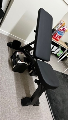 大幅値下げ！エクササイズ用ベンチ＋ダンベル２つセット