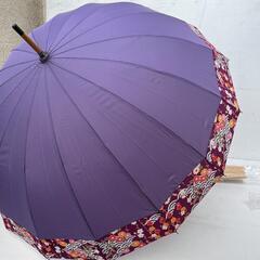 新品未使用　蛇の目風傘　桜　寝れると桜柄が浮き出る　60ｃｍの画像