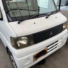 【決まりました】軽トラ　三菱ミニキャブトラック　車検7/4まで　H14年式　クーラー・パワステ付き　タイミングベルト取り替え済みの画像