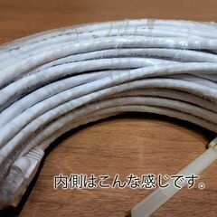 LANケーブル CAT.6 AWM E89980-A SUNF PU STYLE 2835（長さ不明・未使用）の画像