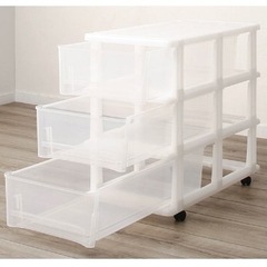 ニトリ　押入れ収納ケース FD(3段1列)の画像