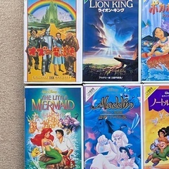 今週まで　無償。ディズニー　ビデオ　8本の画像