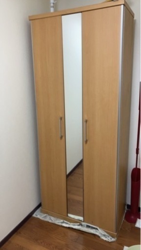 下駄箱鏡付き