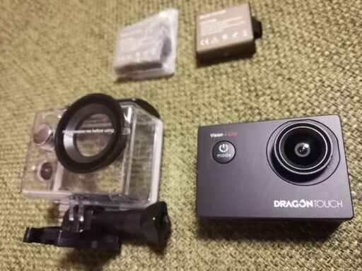 【募集中】DragonTouchアクションカメラ　4K　4Lite　お子さんのアクションカメラに　夏休みの自由研究に