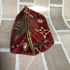 がま口 ポーチ コスメ ケース 小物入れの画像