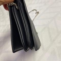 未使用　ZARA チェーンバック　紺色の画像