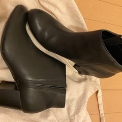 MUJI 無印良品 ヒールブーツ 24.0