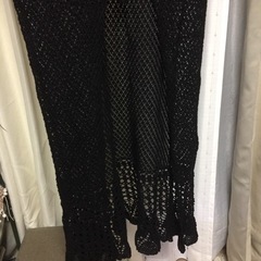 未使用編みロングカーディガン  ローズバット　定価9000前後の画像