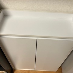 スリム 薄型 カウンター下収納 棚の画像