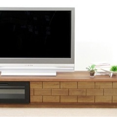 ローボード　テレビ台　無垢材使用　幅180㎝