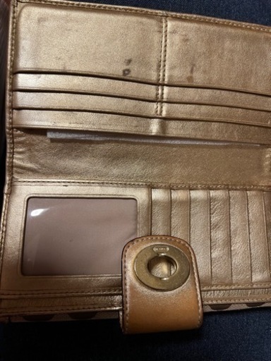 coach 長財布 Wホック 二つ折り 