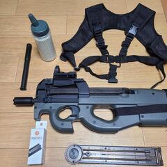 サバゲー】P90 hc フルセット フルオートトレーサー bb弾等