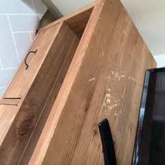 収納棚　木　テレビ台の画像
