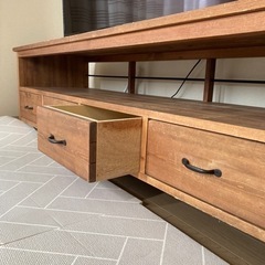 収納棚　木　テレビ台の画像