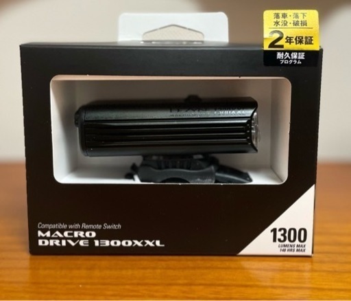 値下げしました‼️LEZYNE MACRO DRIVE 1300XL MATT BLACK LED