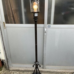 お取引中・フロアスタンド　アンティーク風　珍しい外用　