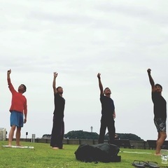 ネイチャービーチヨガ＠湘南　鵠沼海岸