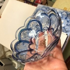 湖畔　ガラス皿　中鉢の画像