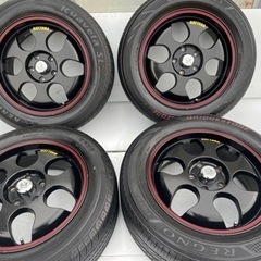 日本製のデイトナブラック ★17インチ ★アルミホイール★ブリジ...