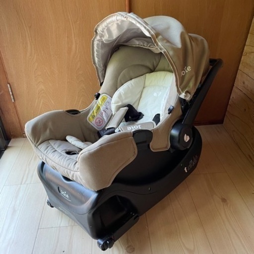 お取引決定しましたjoie チャイルドシートGemm ベージュ+ i Base   ISOFIXベース　セット