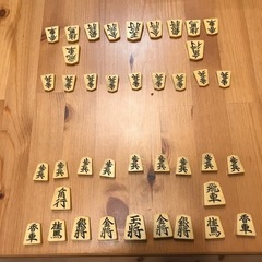 将棋駒のみ　中古　プラスチック製