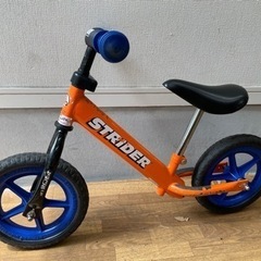 オレンジ✖️ブルー　ストライダー　ストライダー専用キャリーバッグ付の画像