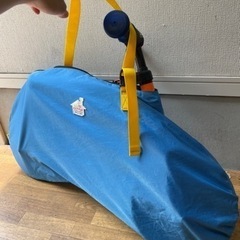 オレンジ✖️ブルー　ストライダー　ストライダー専用キャリーバッグ付の画像