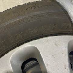 ブリヂストン　エコピア　145/80R13 タイヤホイールセットの画像