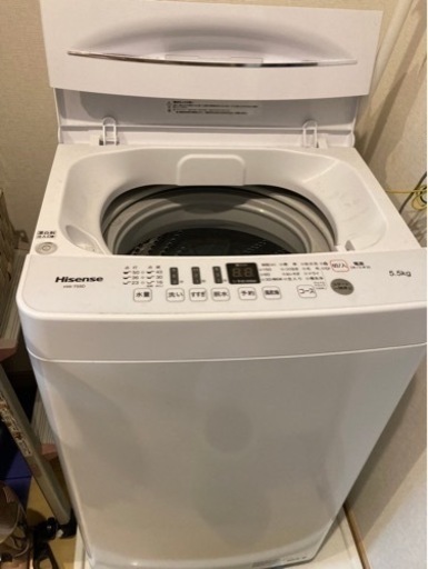 2020年製　ハイセンス　5.5kg 洗濯機