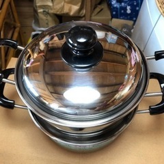【未使用】オール熱源対応ステンレス製蒸し器の画像