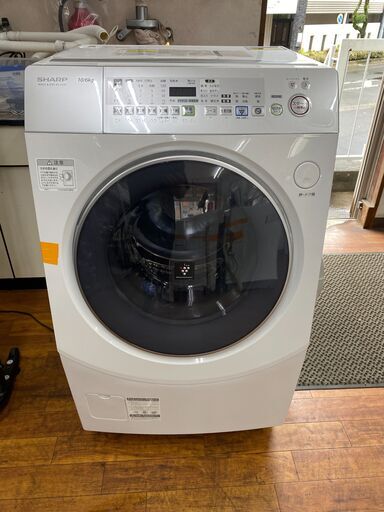 【リサイクルショップどりーむ天保山店】●3047●　ドラム式洗濯乾燥機　シャープ　2012年製　洗濯10㎏/乾燥6㎏
