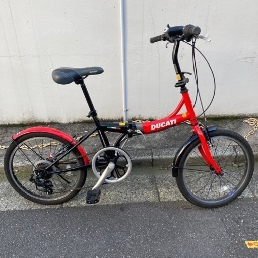 希少 DUCATI ドゥカティ 20型折畳み 自転車 レッド