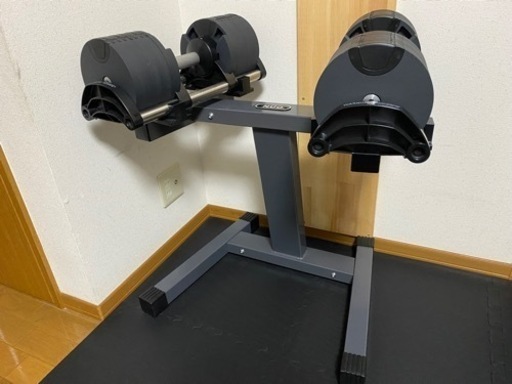 可変式ダンベル　FLEXBELL フレックスベル（2kg刻み）32kg 2個と専用ダンベルスタンドセット