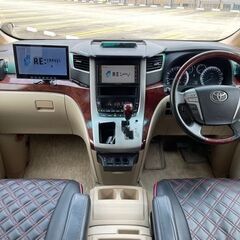 神奈川【自社ローン】保証人無し★全国対応★トヨタ★ヴェルファイア★社外20インチAW★フロント＆リアモニターの画像